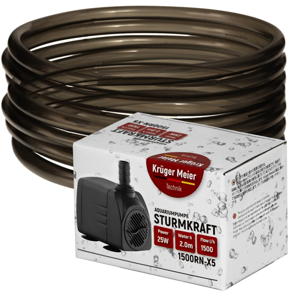 Kruger Meier system podmiany wody Pompa 1500l/h + wąż